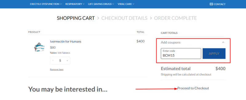 Apply Coupon